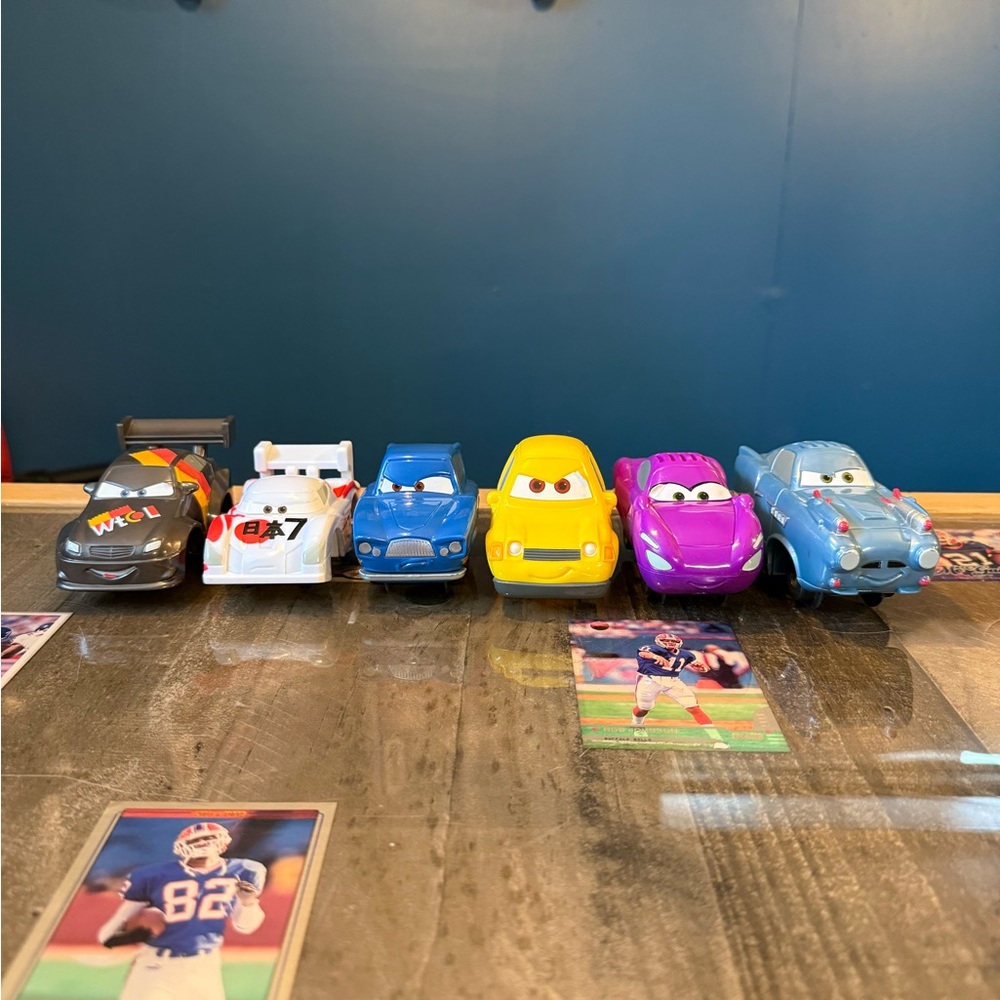 Disney Pixar Cars 2 Fisher Price GeoTrax set of 6 cars